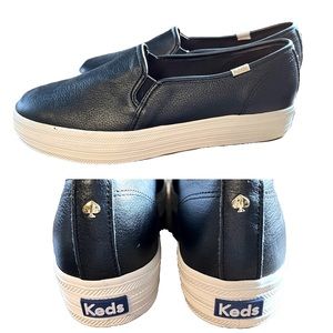 NEW | KEDS x Kate Spade Triple Decker Platform Slip On Sneakers 10